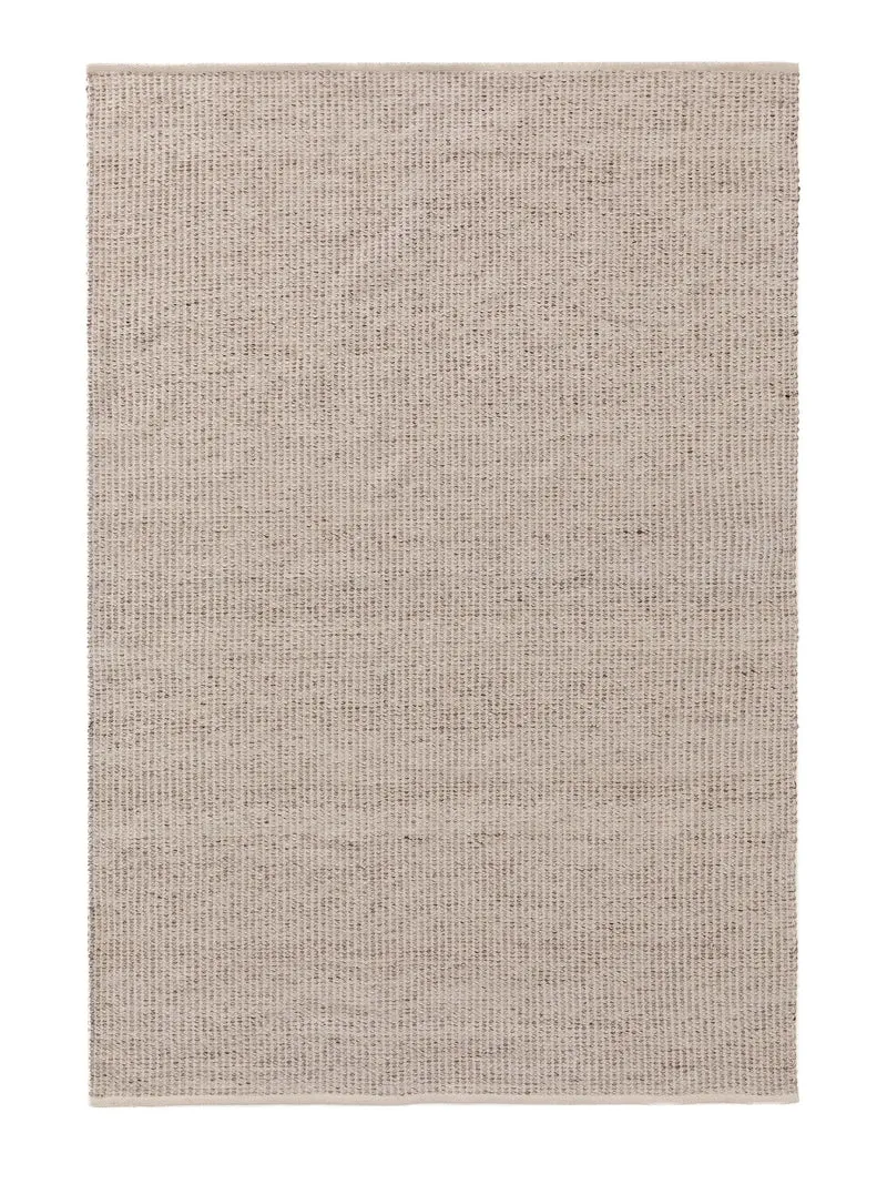 Tapis moderne tressé beige 120x170 cm