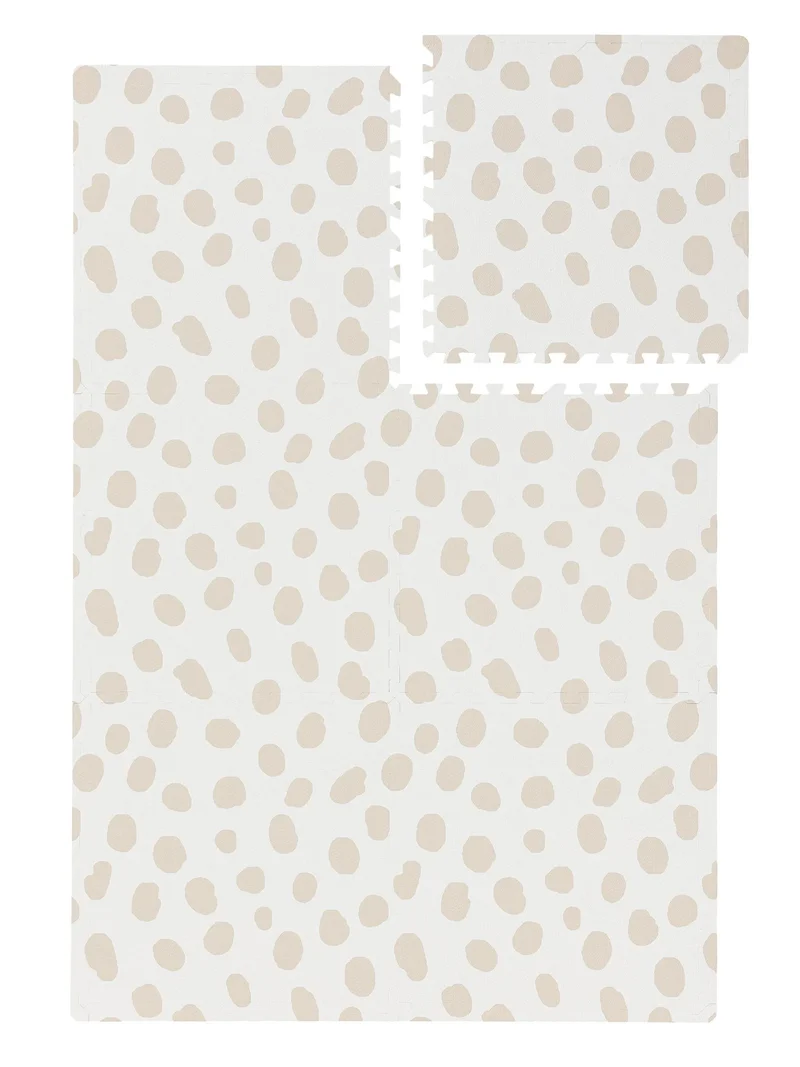 Tapis moderne jeux beige 120x180 cm