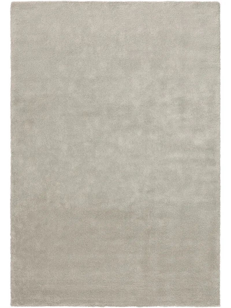 Tapis moderne uni gris clair 240x340 cm