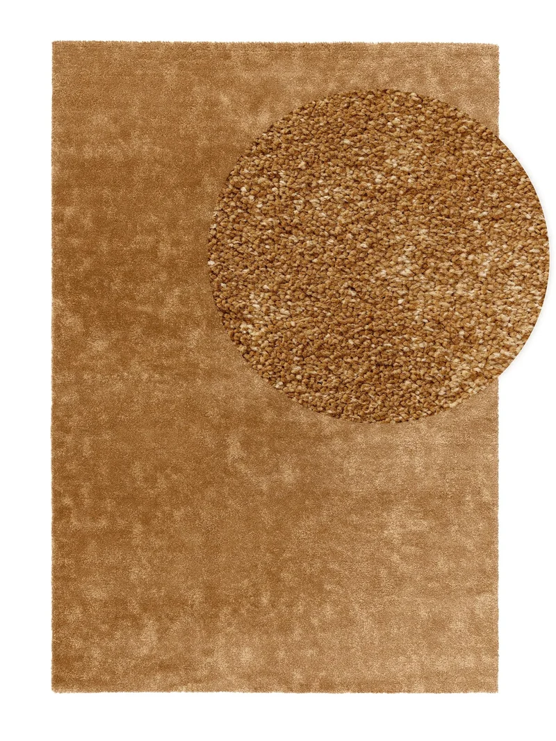 Tapis moderne uni marron 240x340 cm