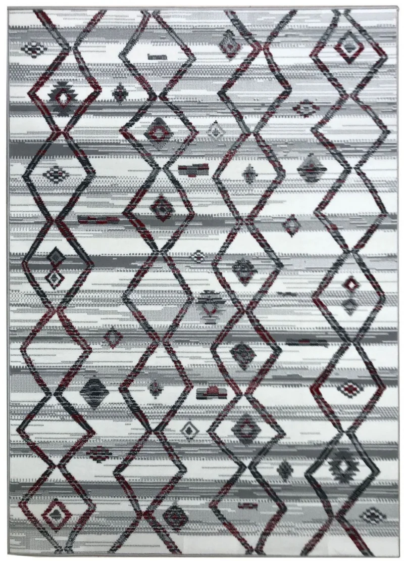 Tapis de Salon Gris style Berbère LABER