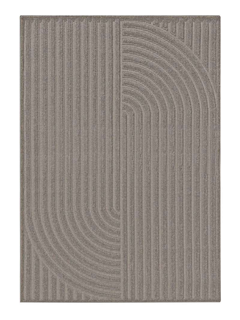 Tapis moderne demi arches gris 300x400 cm