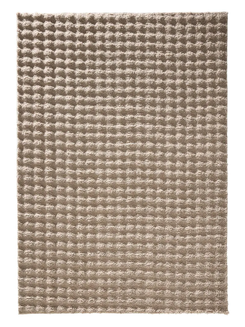 Tapis moderne fluffy beige 160x230 cm