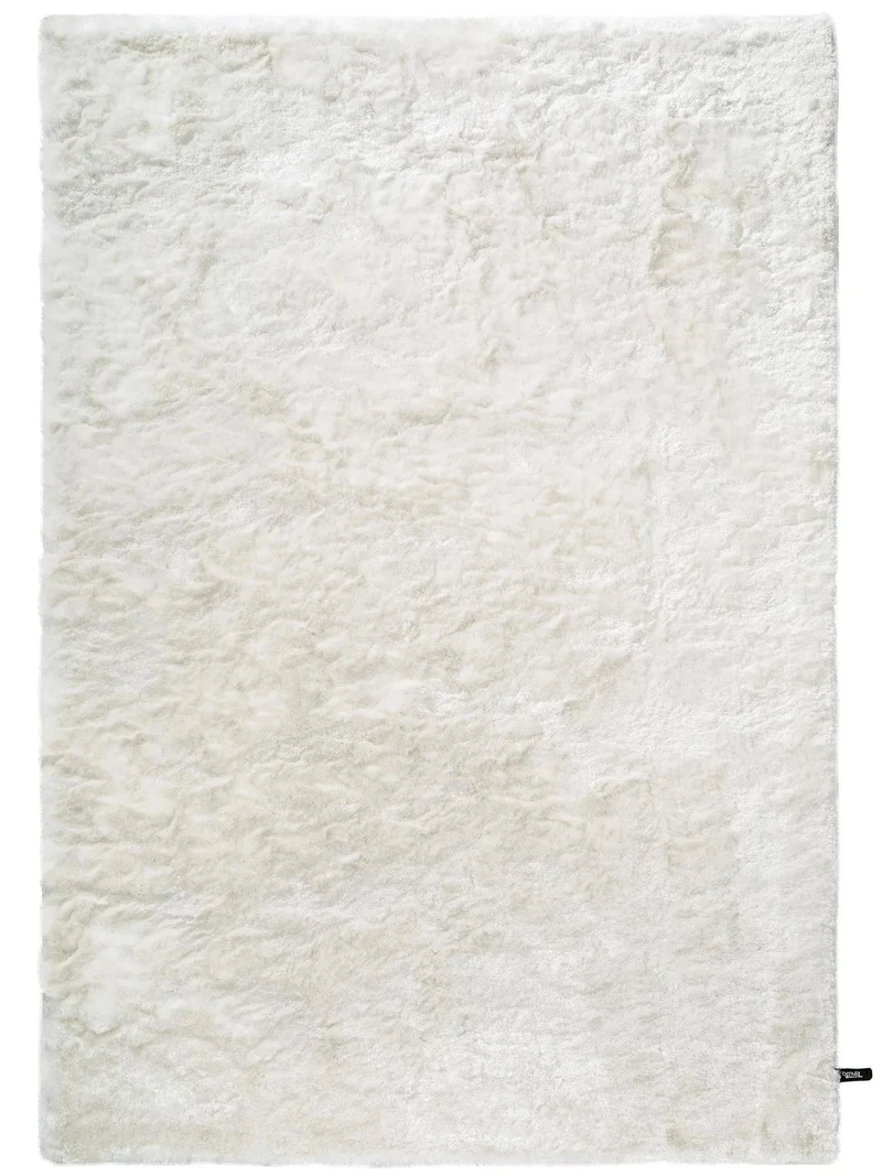 Tapis shaggy fourrure blanc 200x290 cm