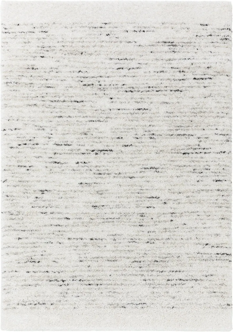 Tapis berbère motif abstrait crème et gris 120x170 cm
