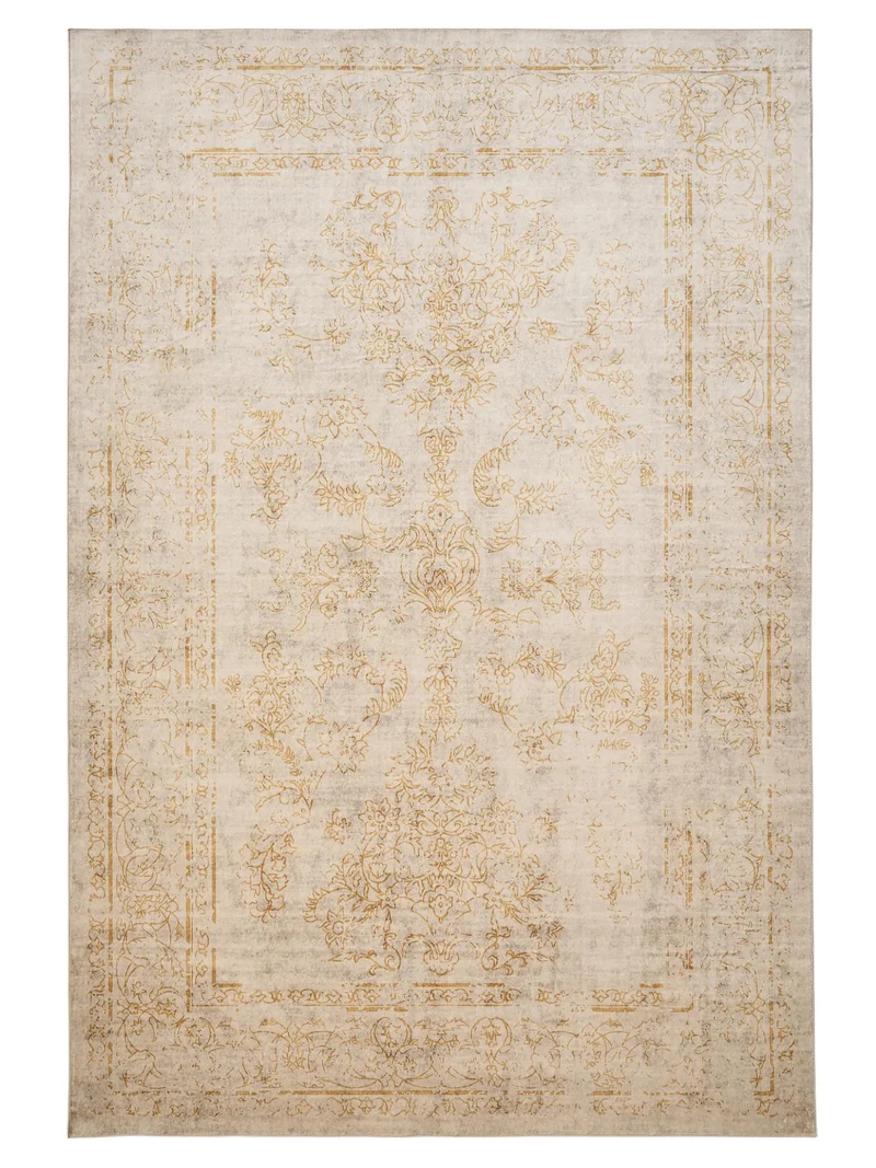 Tapis vintage oriental beige et jaune 200x300 cm