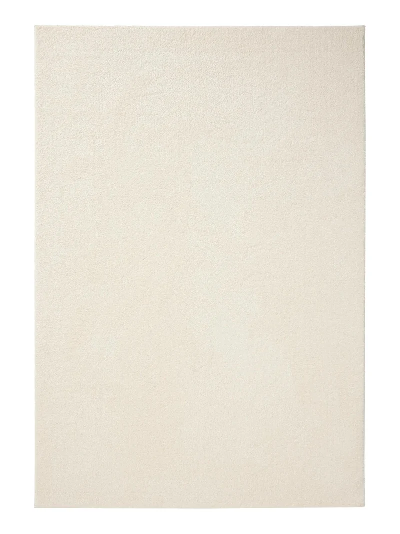 Tapis shaggy crème 140x200 cm