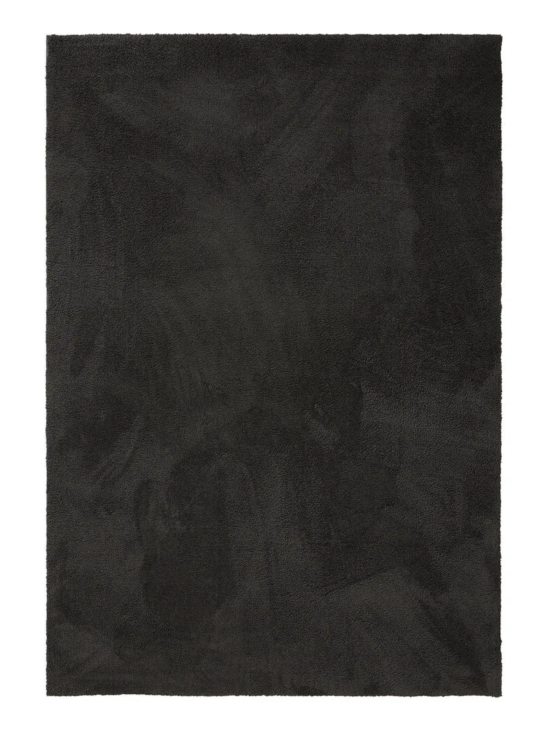 Tapis shaggy noir 160x230 cm