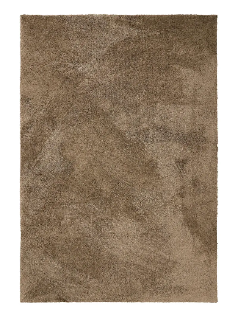 Tapis shaggy marron 240x340 cm