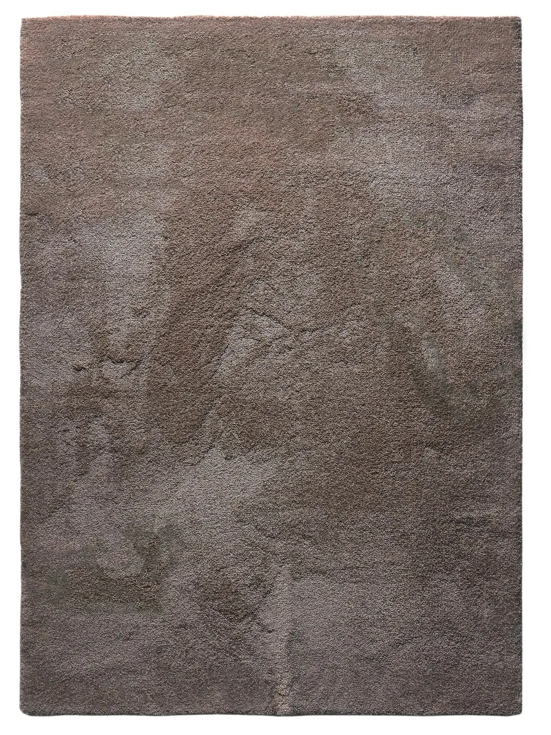 Tapis shaggy shaggy marron 80x150 cm