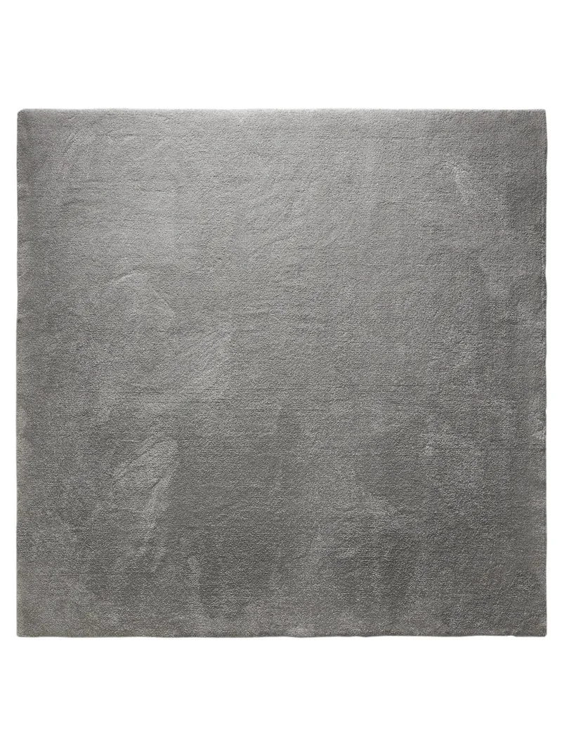Tapis shaggy épais carré gris 200x200 cm