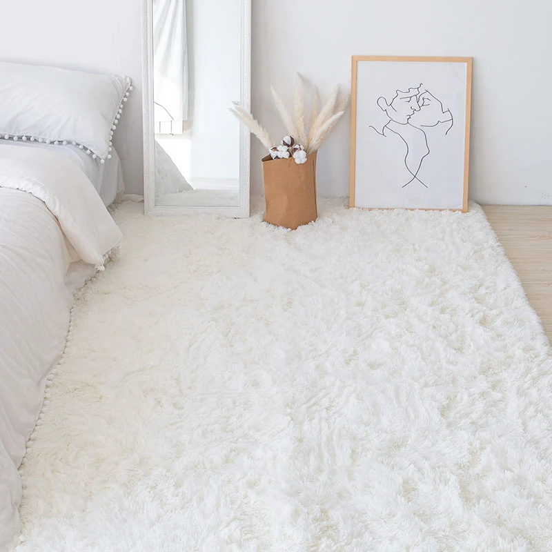 Tapis blanc chambre