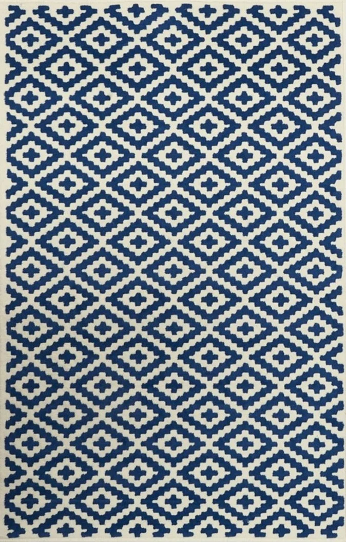Tapis de Salon Scandinave Bleu AF ROMA