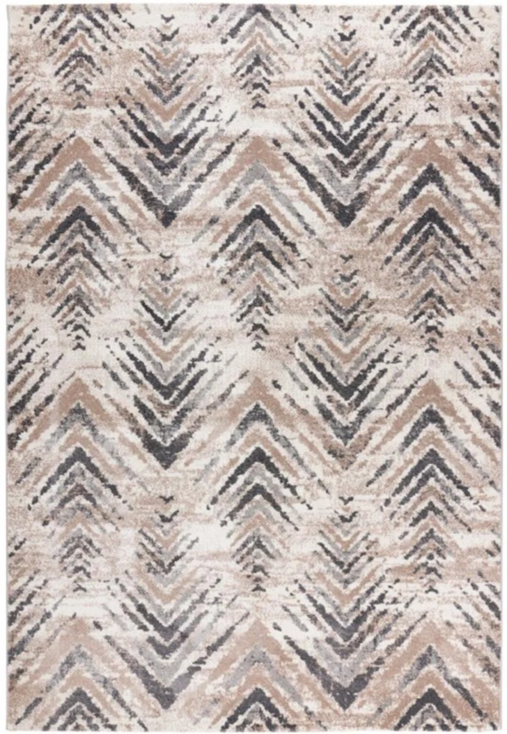 Tapis Beige de salon design graphique DATREN