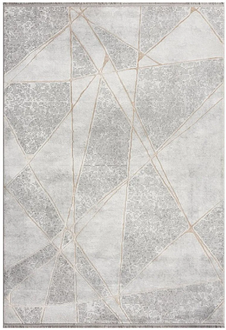 Tapis de Salon Gris style Moderne GRINIDE