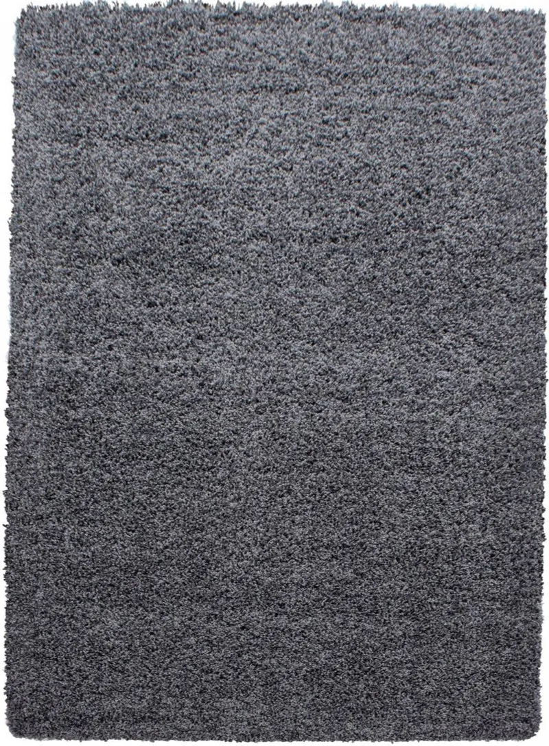Tapis Shaggy Gris uni très doux Oeko Tex LI