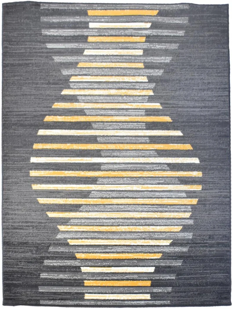 Tapis de Salon Gris Moderne LAHEL