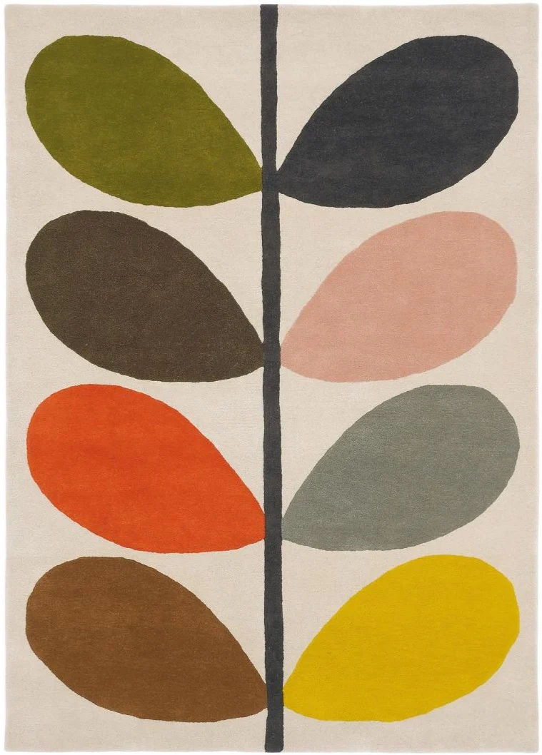 Tapis Multicolore Floral en laine Orla Kiely GIANT MULTI