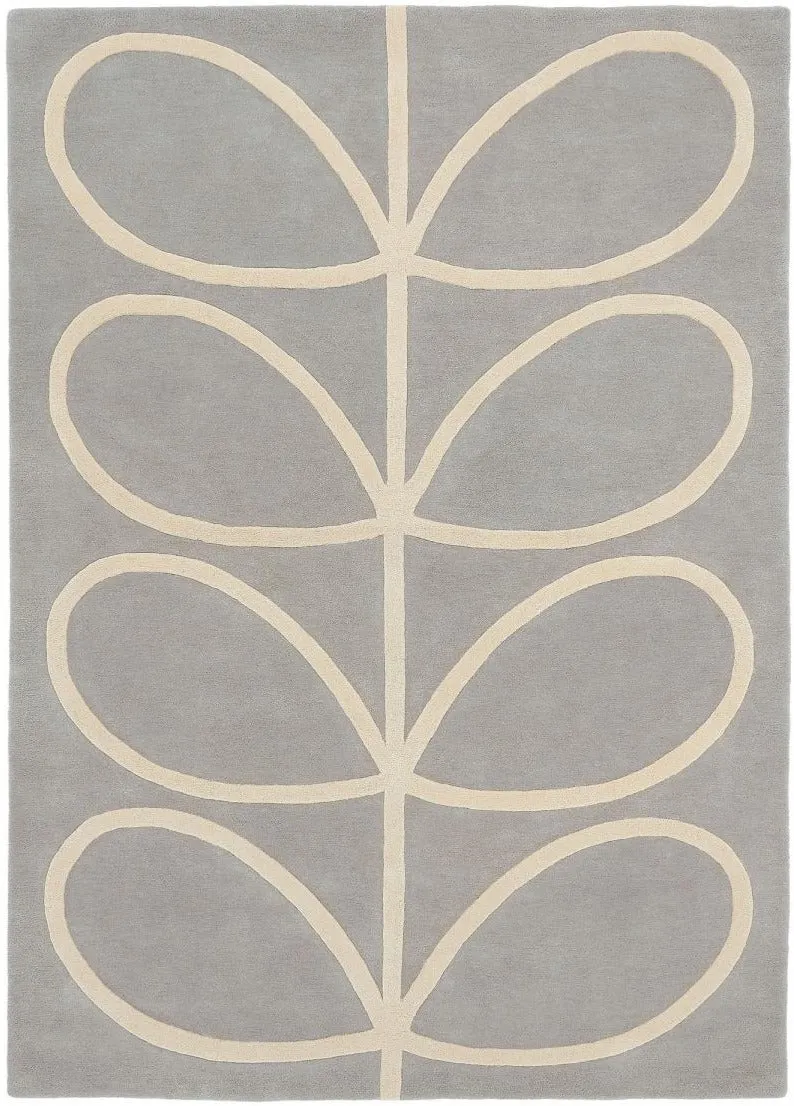 Tapis Gris Floral en laine Orla Kiely GIANT MULTI