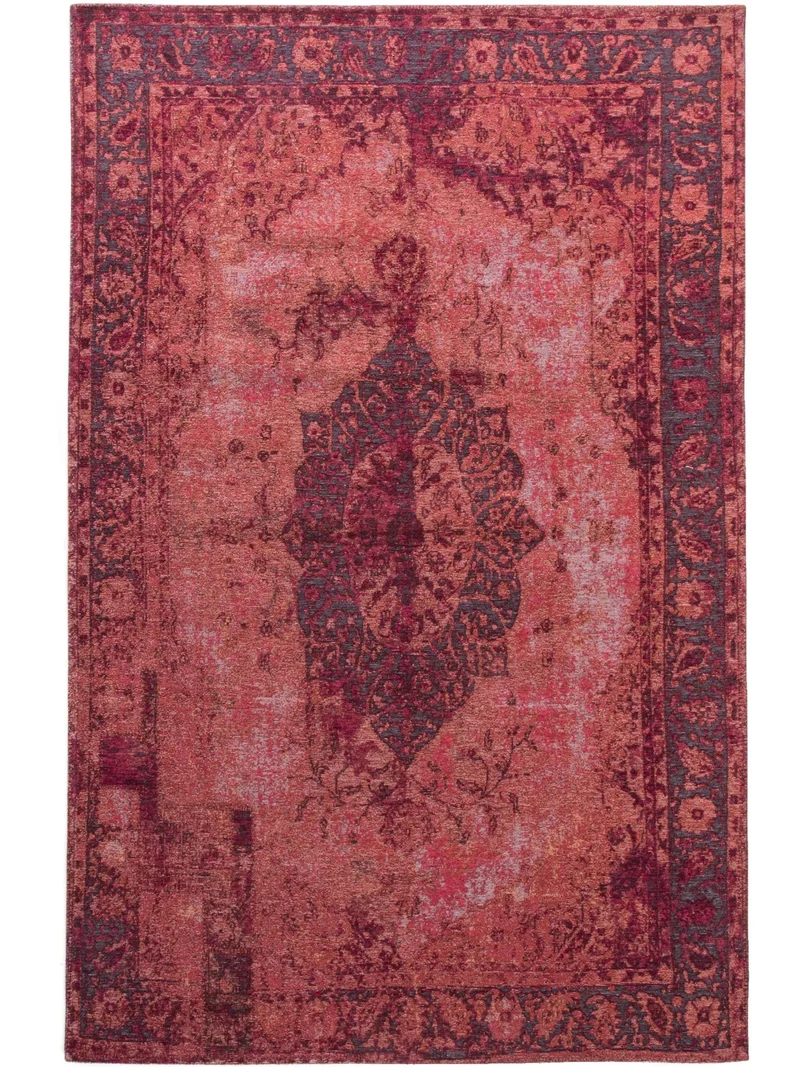 Tapis vintage oriental bordeaux 75x165 cm