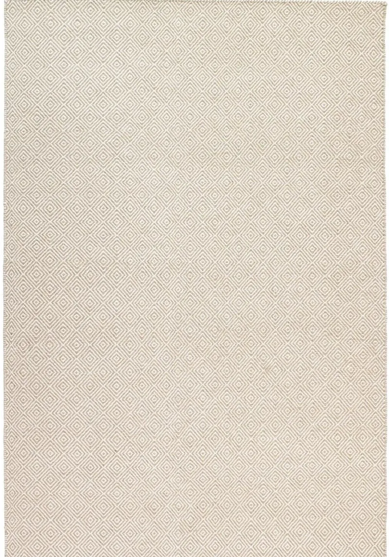 Tapis Beige uni en laine tissé main Azo Free LOOK 604