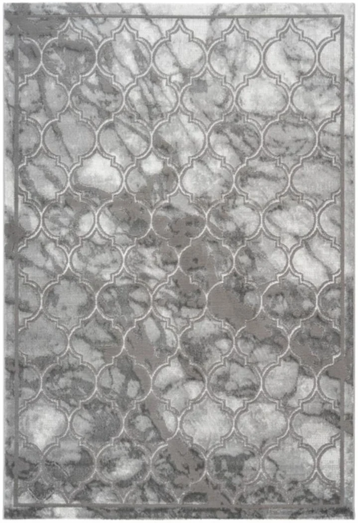 Tapis de salon gris Vintage abstrait MARMIR