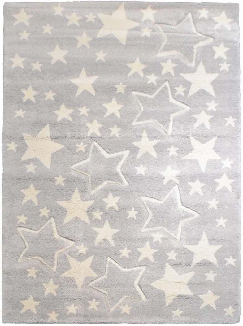 Tapis motif étoiles pour chambre enfant CONSTELLA