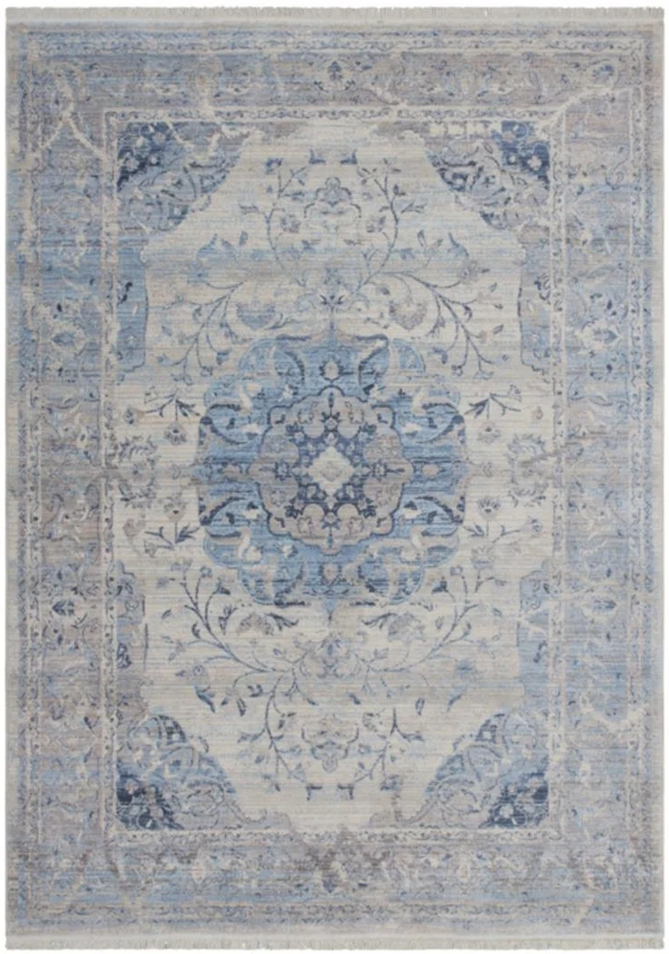 Tapis Bleu inspiration Orientale VINTORIENT