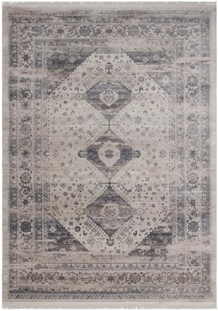 Tapis Gris style Oriental pour intérieur VINTORIENT