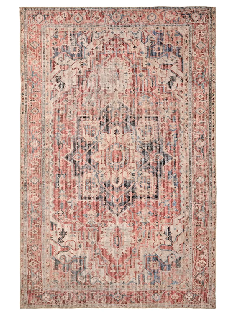 Tapis oriental style bohème rouge 200x300 cm