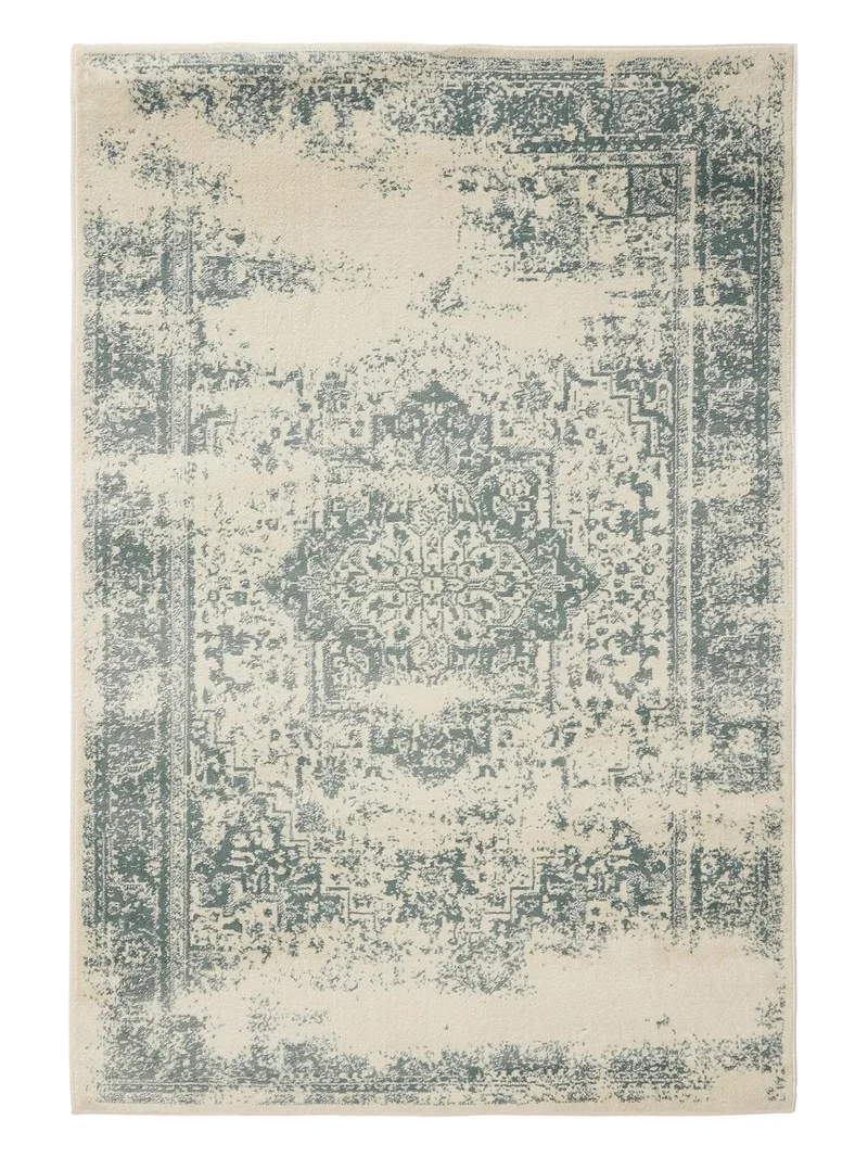 Tapis vintage oriental beige et vert 160x230 cm