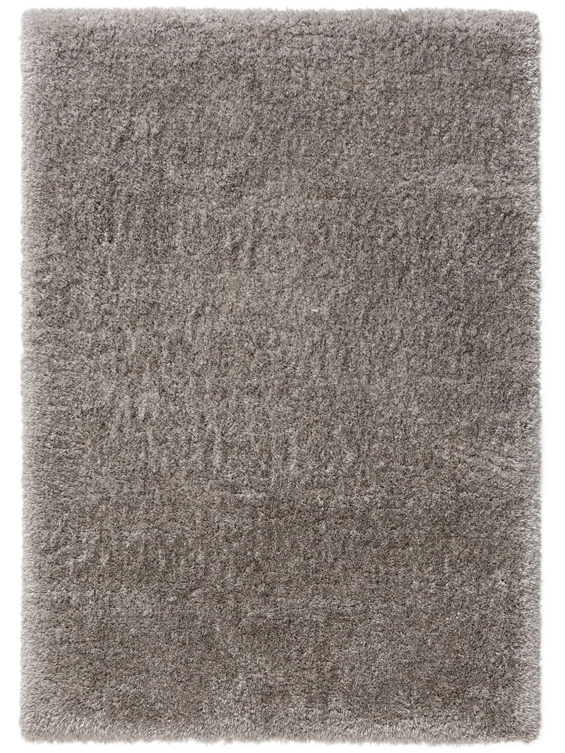 Tapis shaggy uni gris 120x170 cm