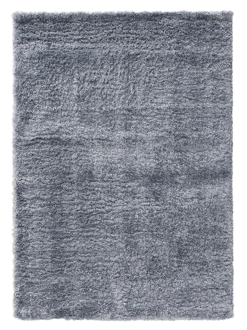 Tapis shaggy gris bleuté 120x170 cm