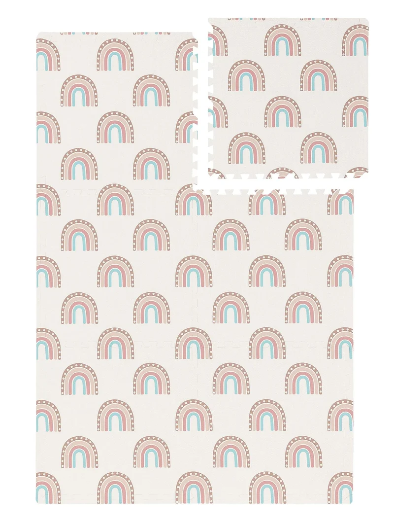 Tapis moderne jeux enfant multicolore 120x180 cm