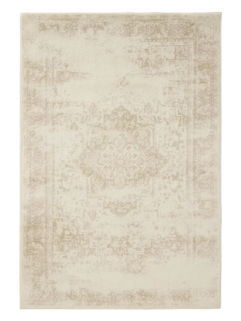 Tapis vintage oriental beige 60x120 cm
