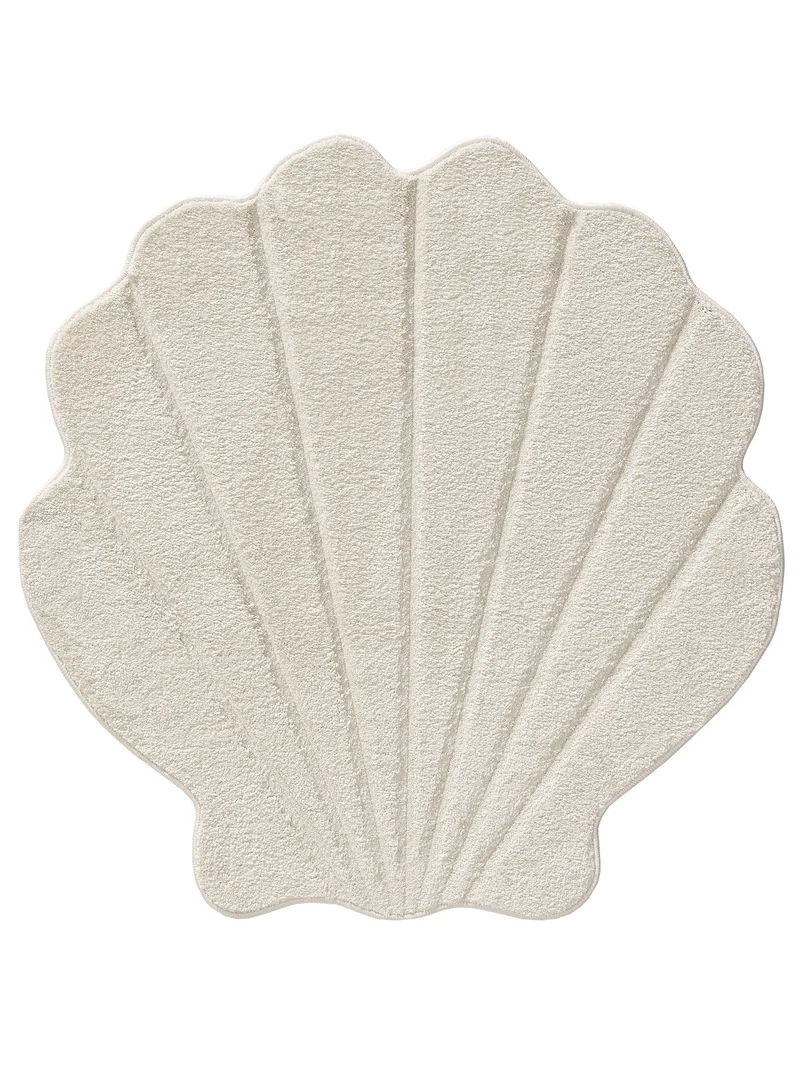 Tapis moderne uni enfant crème 120x120 cm