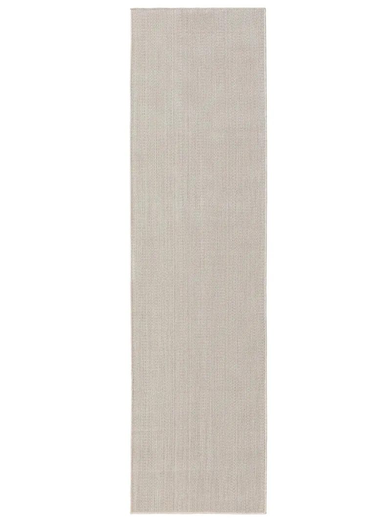 Tapis moderne tressé à plat de couloir blanc d'intérieur et d'extérieur 70x200 cm