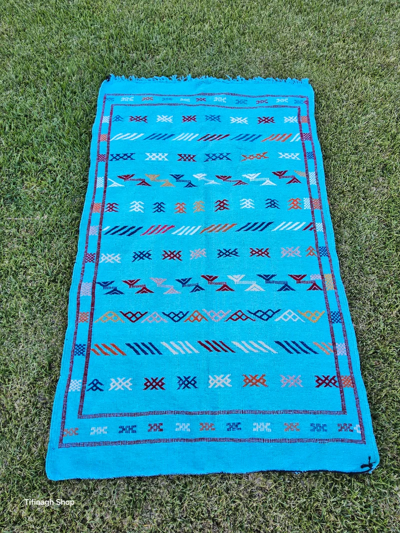 Tapis berbère - Kilim de Taznakht velours 1.60m x 0.95m