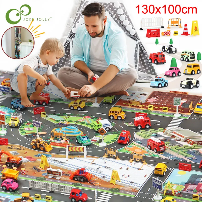 Tapis de jeu voitures
