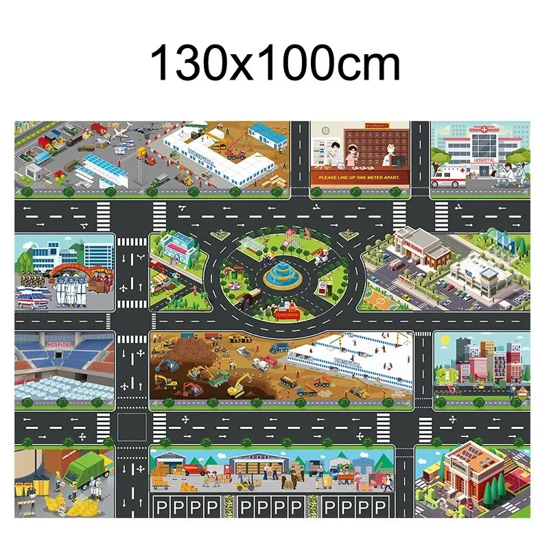 Tapis de jeu voitures