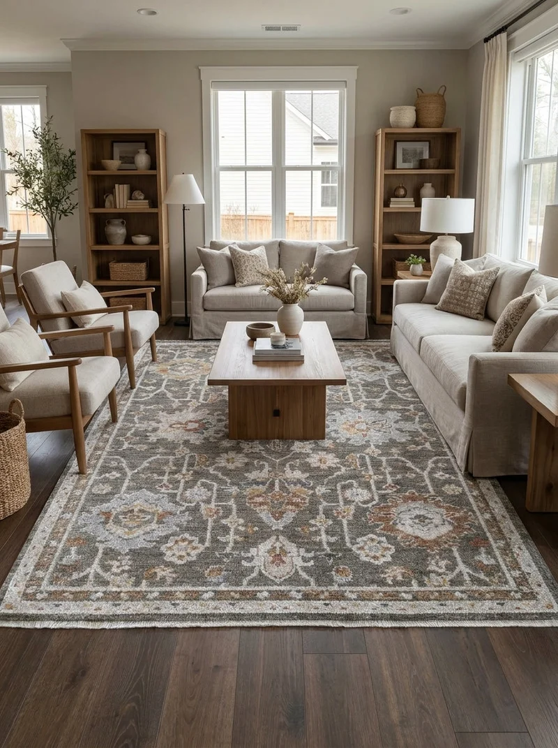 Tapis Oriental Vert - Perugia