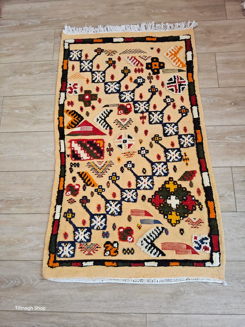 Tapis berbère - Kilim Akhnif de Taznakht 1.10m x 0.67m