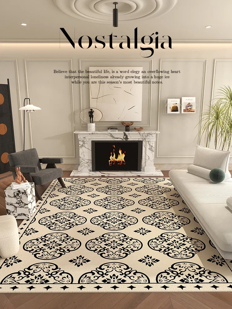 Tapis damier rosas