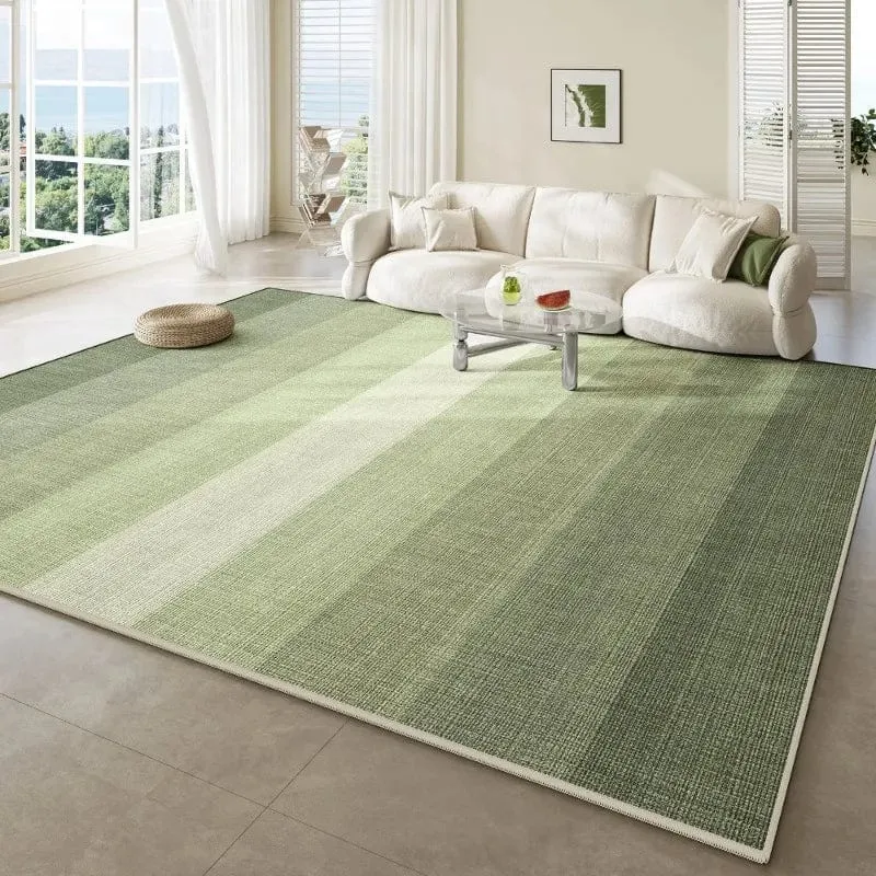 Tapis nuances de vert