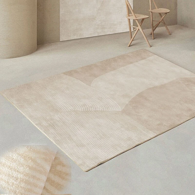 Tapis shaggy beige