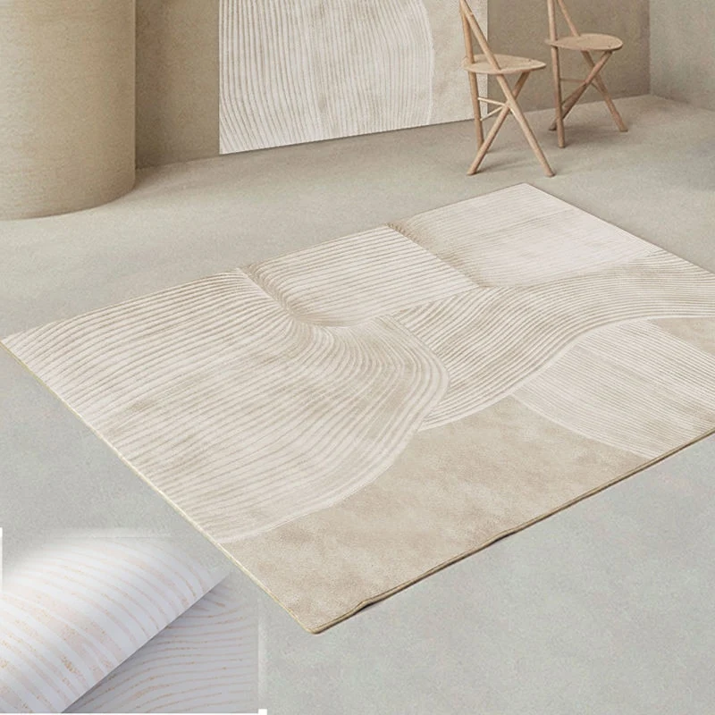 Grand tapis beige