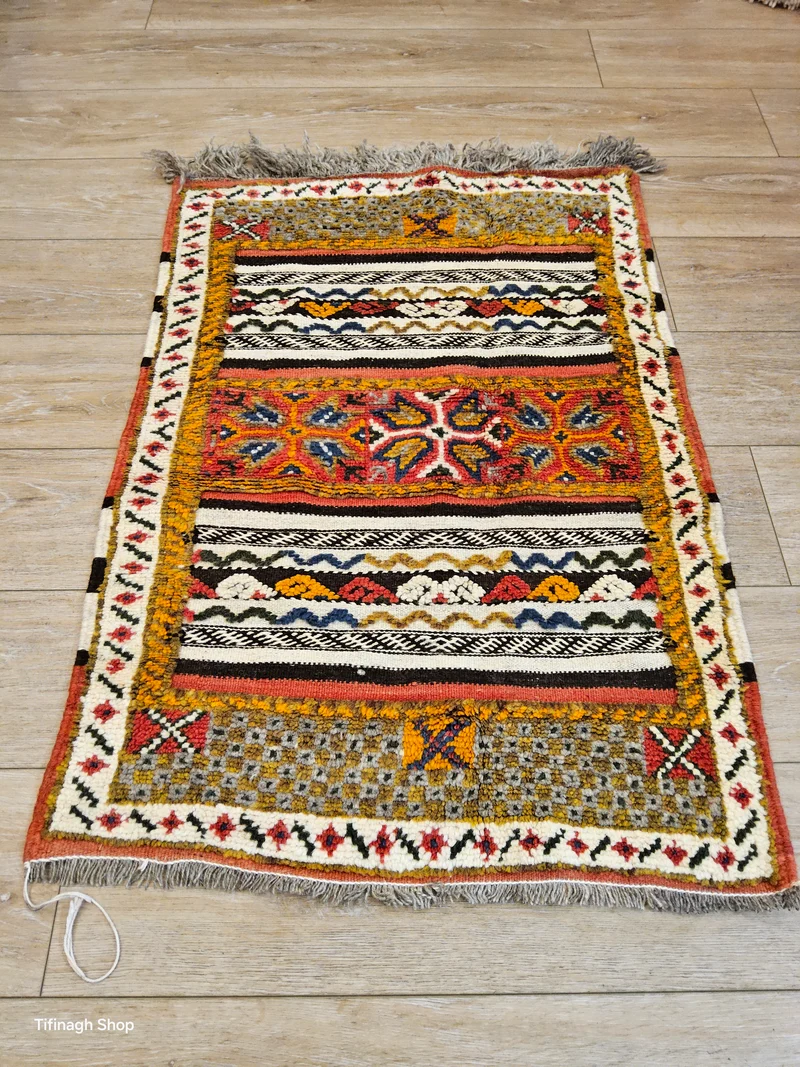 Tapis berbère - Kilim de Taznakht 0.97m x 0.65m