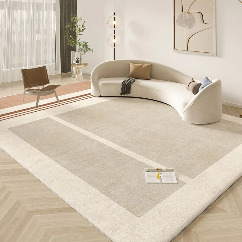 Tapis salon creme