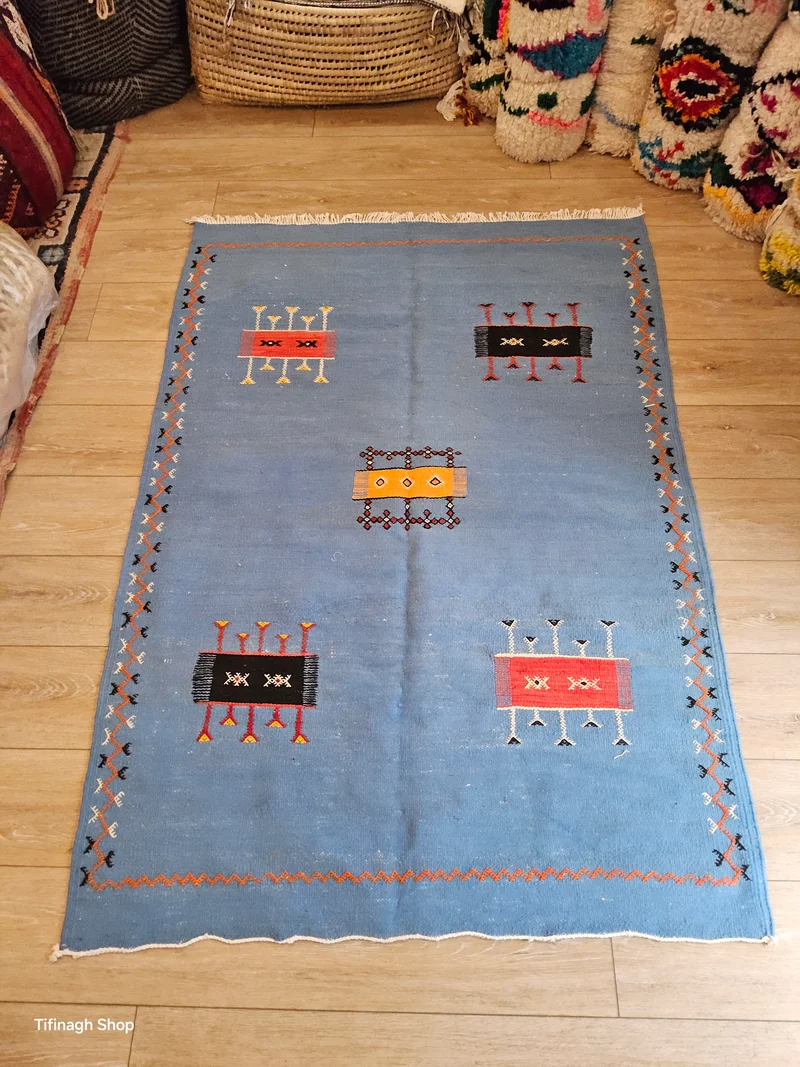 Tapis berbère - Kilim de Taznakht 1.54m x 1.07m