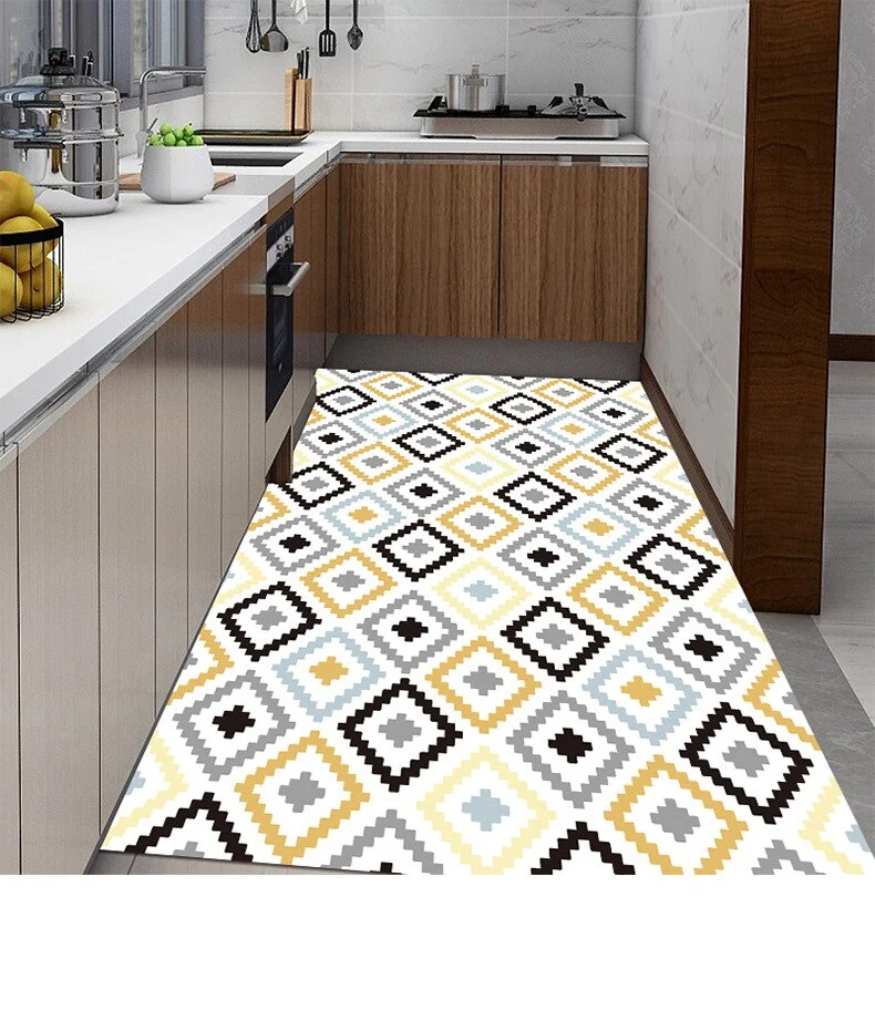 Tapis vinyle coloré
